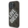 Guess PU Leather 4G Big Love Logo MagSafe tok iPhone 16 Pro Max barna - 1. kép