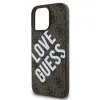 Guess PU Leather 4G Big Love Logo MagSafe tok iPhone 16 Pro Max barna - 2. kép