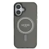 Eredeti GUESS IML Glitter Circle Magsafe GUHMP16SHFGEREK tok iPhone 16 fekete - 1. kép