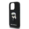 Karl Lagerfeld 3D Rubber Ikonik tok iPhone 16 Pro Max Fekete - 2. kép