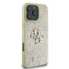 Original Case GUESS Hardcase Fix Glitter Big 4G GUHCP16LHG4SGD iPhone 16 Pro tok arany - 2. kép