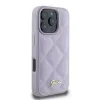 Original Case GUESS Steppelt Fém Logó GUHCP16LPSQSQSU iPhone 16 Pro tok világos lila - 2. kép