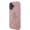 Original Case GUESS hardcase Fixed Glitter Big 4G GUHCP16SHG4SGP tok iPhone 16 pink - 0. kép