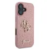 Original Case GUESS hardcase Fixed Glitter Big 4G GUHCP16SHG4SGP tok iPhone 16 pink - 2. kép