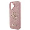 Original Case GUESS hardcase Fixed Glitter Big 4G GUHCP16SHG4SGP tok iPhone 16 pink - 4. kép