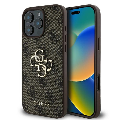 Original Case GUESS 4G Big Logo GUHCP16X4GMGBR iPhone 16 Pro Max tok barna Original Case GUESS 4G Big Logo GUHCP16X4GMGBR iPhone 16 Pro Max tok barna