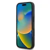 Eredeti GUESS bőrtok fém logóval és strasszos keresztpánttal GUHCP16XP4TDSCPK iPhone 16 Pro Max fekete tok - 3. kép