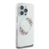 Eredeti GUESS IML Flowers Wreath Magsafe GUHMP16LHFWFCT tok iPhone 16 Pro-hoz átlátszó - 2. kép