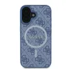Eredeti GUESS keménytok 4G Ring Classic Logo MagSafe GUHMP16SG4GFRB iPhone 16 kék tok - 1. kép