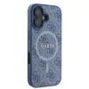Eredeti GUESS keménytok 4G Ring Classic Logo MagSafe GUHMP16SG4GFRB iPhone 16 kék tok - 2. kép