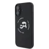 Karl Lagerfeld Liquid Silicone K&CH Heads MagSafe tok iPhone 16 Fekete - 1. kép