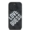 Guess PU Leather 4G Big Love Logo MagSafe tok iPhone 16 Pro Max fekete - 0. kép