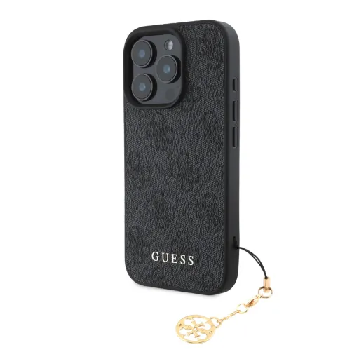 Guess 4G Charm tok iPhone 16 Pro Tone on Tone Grey