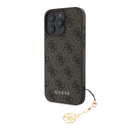 Guess 4G Charm tok iPhone 16 Pro Max Tone on Tone barna