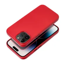 LEATHER MAG COVER tok iPhone 16 Pro piros