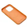 LEATHER MAG COVER tok IPHONE 16 narancs - 2. kép