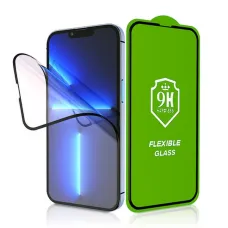 Bestsuit Flexible Hybrid Glass 5D Apple iPhone 16 fekete üvegfólia