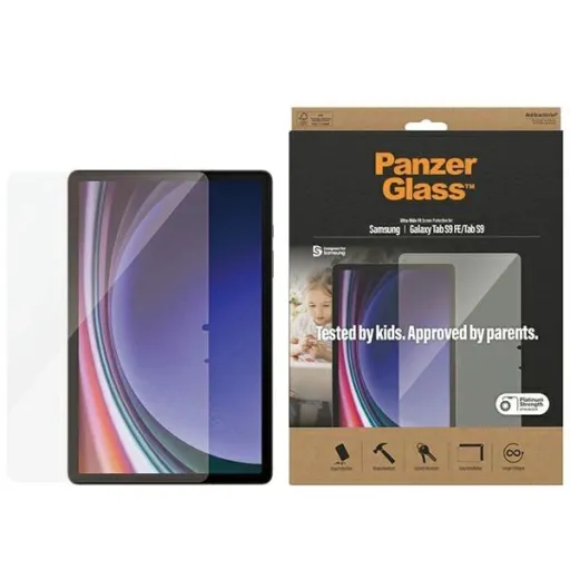 PanzerGlass Ultra-Wide Fit edzett üveg Samsung Galaxy Tab S9 / S9 FE számára üvegfólia