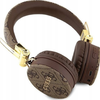 Guess PU Bőr 4G Fém Logós Vezeték Nélküli Fejhallgató Barna - 0. kép