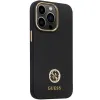 Guess GUHCP13LM4DGPK tok iPhone 13 Pro - fekete Szilikon Logó Strass 4G tok - 1. kép