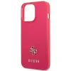 Guess Saffiano 4G Small Metal Logo tok iPhone 13 Pro rózsaszín - 3. kép