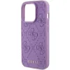 Guess Leather 4G Stamped tok iPhone 15 Pro - lila - 4. kép