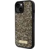 Guess Rhinestone Metal Logo tok iPhone 15 - sárga - 0. kép