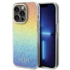 Guess IML Faceted Mirror Disco Iridescent tok iPhone 15 Pro - többszínű