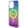 Guess IML Iridescent MagSafe tok iPhone 15 Pro-hoz - fekete - 4. kép