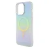 Guess GUHMP15XHITSQ iPhone 15 Pro Max türkiz/türkiz keménytok IML Iridescent MagSafe tok - 4. kép