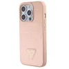 Guess GUHCP15XPCRTHCP iPhone 15 Pro Max pink/pink keménytok Croco Triangle Metal Logo - 0. kép