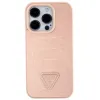 Guess GUHCP15XPCRTHCP iPhone 15 Pro Max pink/pink keménytok Croco Triangle Metal Logo - 1. kép