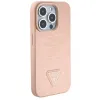 Guess GUHCP15XPCRTHCP iPhone 15 Pro Max pink/pink keménytok Croco Triangle Metal Logo - 2. kép