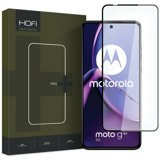 HOFI ÜVEGFÓLIA PRO+ MOTOROLA MOTO G84 5G FEKETE, üvegfólia