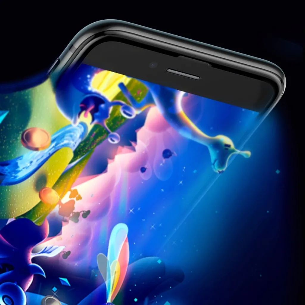 Baseus 3D kijelzővédő 9H Anti-Blue Light üvegfólia PET kerettel iPhone 6 Plus/ 6s Plus/ 7 Plus/ 8 Plus fekete - 13