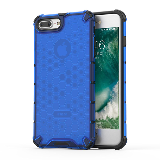 Honeycomb armor TPU tok iPhone 7 Plus/ 8 Plus kék Honeycomb armor TPU tok iPhone 7 Plus/ 8 Plus kék