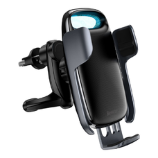 Baseus Milky Way autós 15W vezeték nélküli 15W Qi gyorstöltő automata telefon tartóval fekete (WXHW02-01)