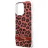 Guess GUHCP13LHSLEOR iPhone 13 Pro piros/piros kemény tok Leopard - 4. kép