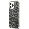 Guess GUHCP13LHSLEOK iPhone 13 Pro szürke/szürke kemény tok Leopárd tok - 1. kép