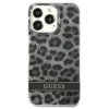 Guess GUHCP13LHSLEOK iPhone 13 Pro szürke/szürke kemény tok Leopárd tok - 2. kép