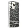 Guess GUHCP13LHSLEOK iPhone 13 Pro szürke/szürke kemény tok Leopárd tok - 3. kép