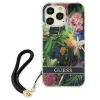 Guess GUHCP13LHFLSB iPhone 13 Pro hardcase Flower Strap tok - 1. kép