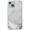 Guess Liquid Glitter Marble tok iPhone 14-hez - fehér - 1. kép