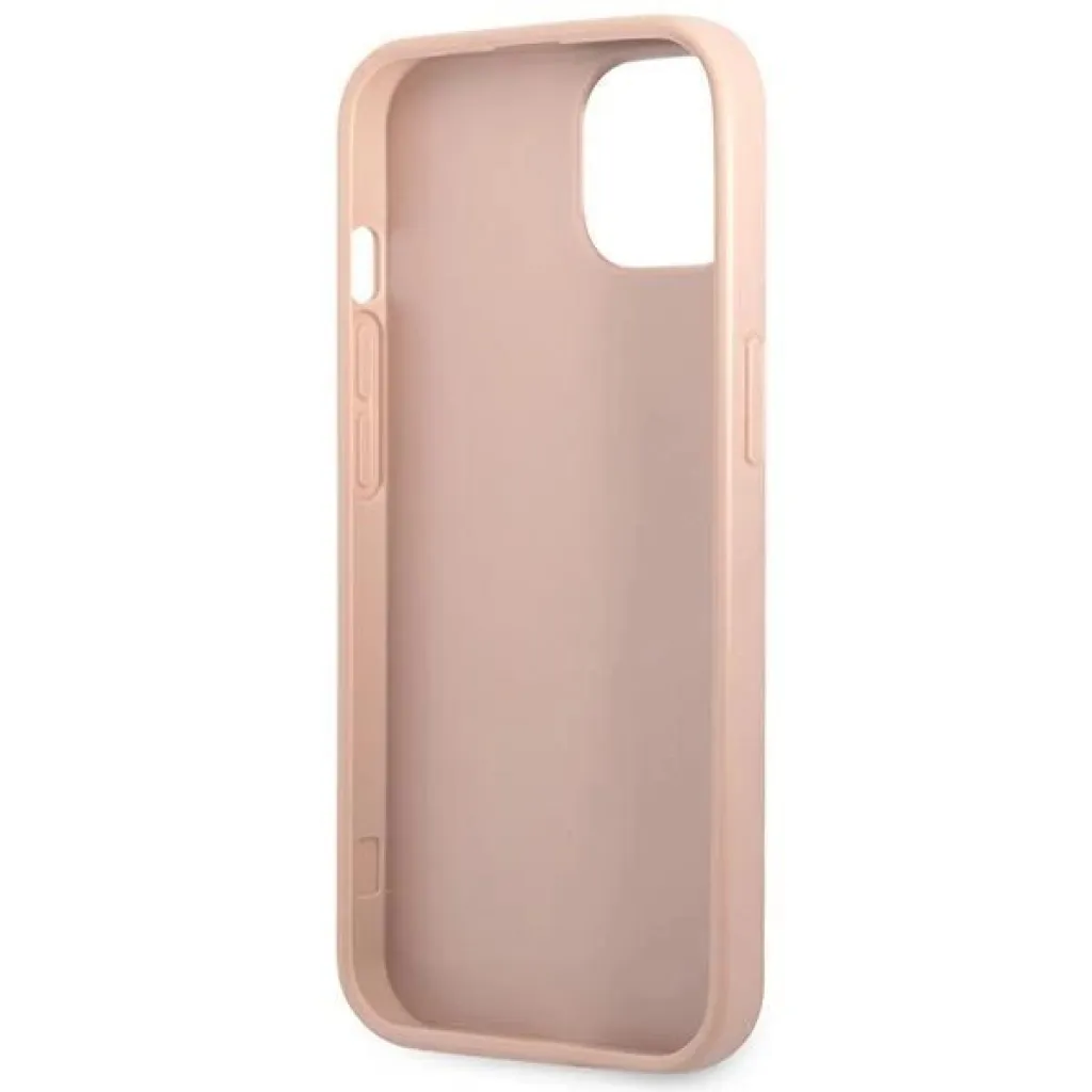 Guess GUHCP14MPSATLP iPhone 14 Plus 6,7 "pink / pink hardcase SaffianoTriangle Logo tok - 7