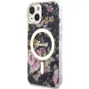 Guess Flower MagSafe tok iPhone 14-hez - fekete - 0. kép