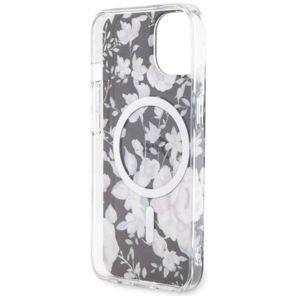 Guess Flower MagSafe tok iPhone 14-hez - fekete - 7