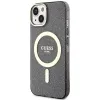 Guess Glitter Gold MagSafe tok iPhone 14 - fekete - 0. kép