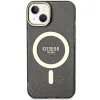 Guess Glitter Gold MagSafe tok iPhone 14 - fekete - 1. kép