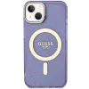 Guess Glitter Gold MagSafe tok iPhone 14 - lila - 1. kép