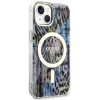 Guess Leopard MagSafe tok iPhone 14-hez - kék - 2. kép